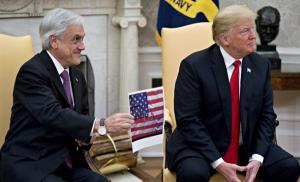 Piñera aborda con Trump la crisis en Venezuela