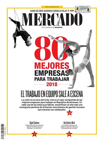 Portada revista Mercado edición «Mejor empresa para trabajar 2018»