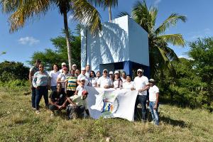 Voluntariado Bancentraliano dona pozo de agua en Yaguate, San Cristóbal