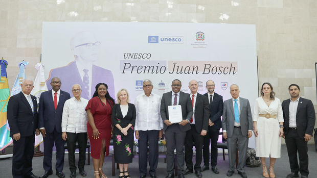 Por primera vez República Dominicana es sede del acto de entrega del Premio UNESCO Juan Bosch.