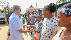 Presidente Abinader recorre San Rafael del Yuma