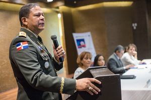 Presidente de la Comisión Nacional de Emergencias General Rafael Antonio Carrasco Paulino.