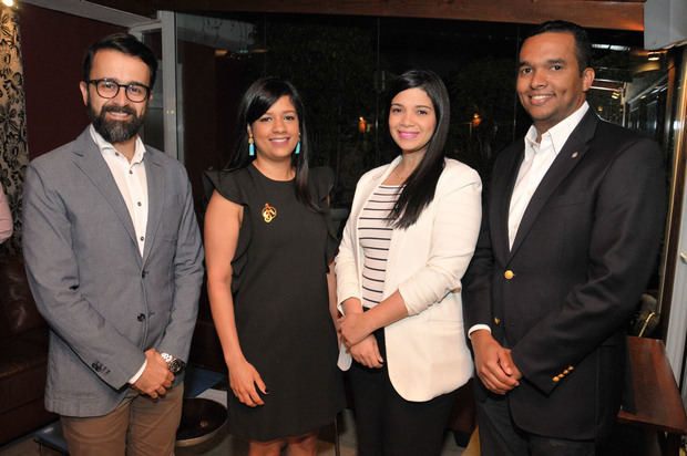 Eduardo García, Alicia Abreu, Miriam Uceta y Douglas Carvajal.