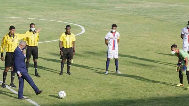 El partido se disputó en la ciudad de San Cristóbal.
