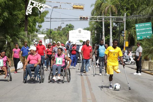 Segundo Rally por la Inclusión que se realizó el CAID en San Juan.