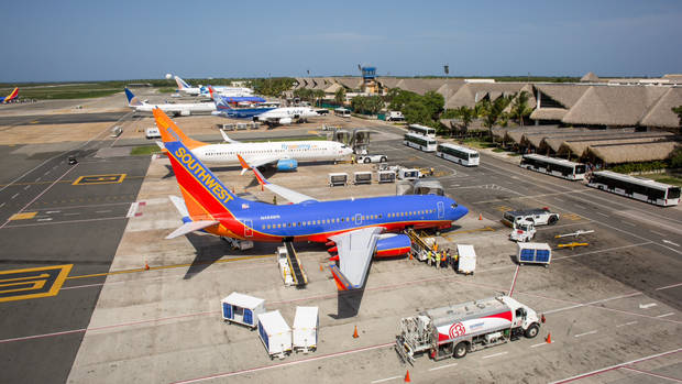 Rampa Terminal aeropuerto de Punta Cana. 