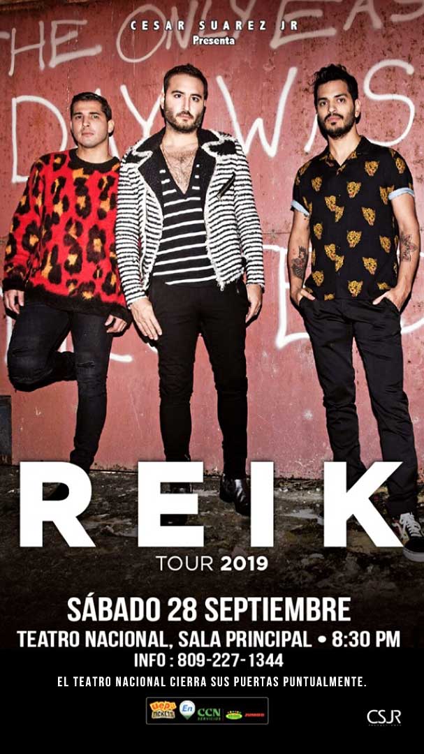 El grupo musical Reik regresa a República Dominicana en su más reciente tour.