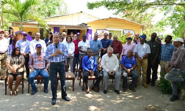 Reunión de Reinaldo en San Pedro de Macorís. 