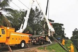 EDENORTE restablece en un 95 por ciento servicio afectó huracán Irma