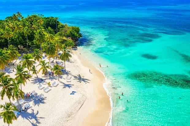 Playa de la República Dominicana.