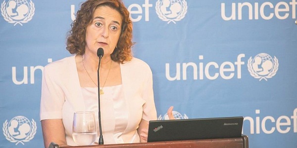 Rosa Elcarte representante de UNICEF en República Dominicana