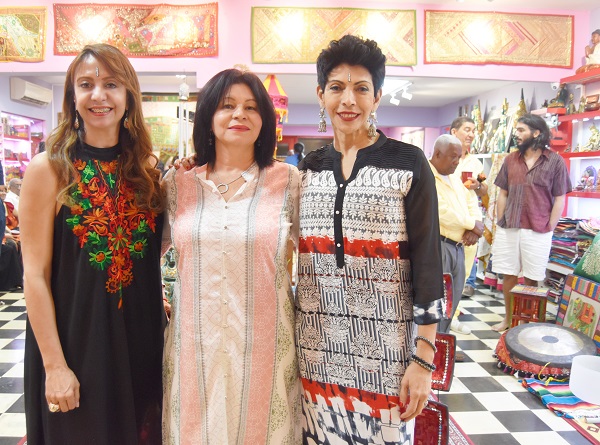 Rosa M. Jiménez, Loly Sánchez y Mariela Coss