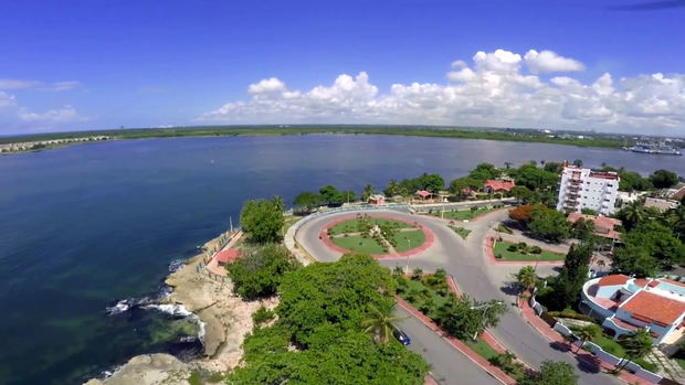 Rotonda del Malecón San Pedro de Macorís.