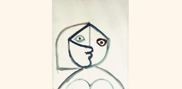 Pablo Picasso, Busto de mujer, Mougins, 11 de julio de 1971.