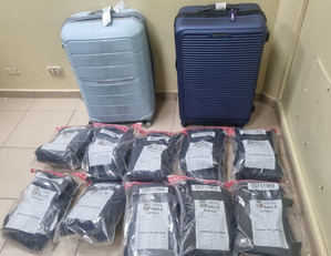 Decomisan 21 paquetes de presunta marihuana y detienen mujer en Aeropuerto del Cibao