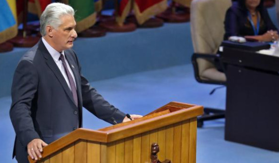 Presidente de Cuba, Miguel Díaz-Canel.