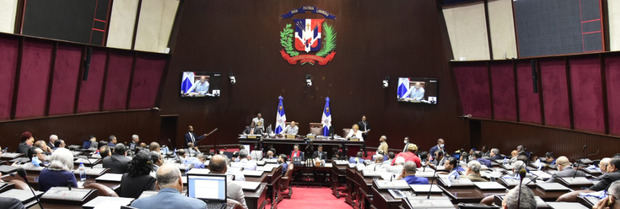 Sesión en la Cámara de Diputados.