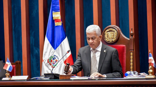 Presidente del Senado de la República, Ricardo de los Santos.