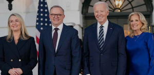 Biden recibe al primer ministro australiano en la Casa Blanca para una visita de Estado