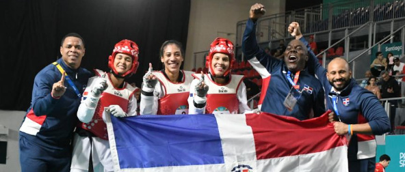 Taekwondo y pesas cierran con oro y bronce en Panam Chile.