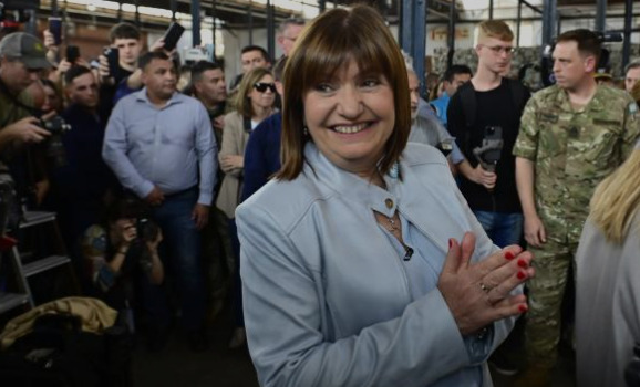 La excandidata Patricia Bullrich, de Juntos por el Cambio.