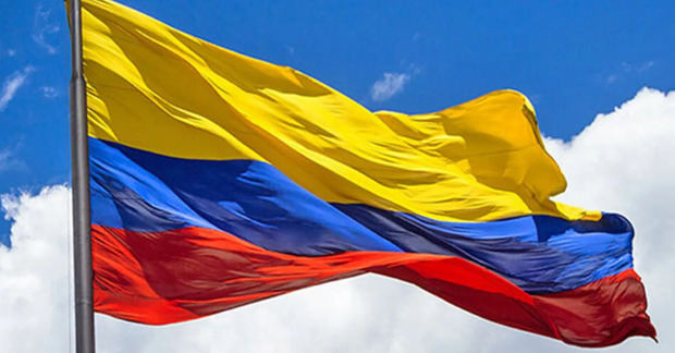 Bandera de Colombia.