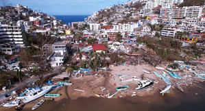 Ejército toma el control en un convulso Acapulco que resiente golpe de Otis con 39 muertos