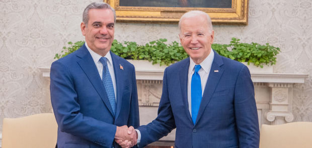 Luis Abinader y Joe Biden.