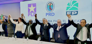 PLD, FP Y PRD firman una alianza para las elecciones generales de 2024