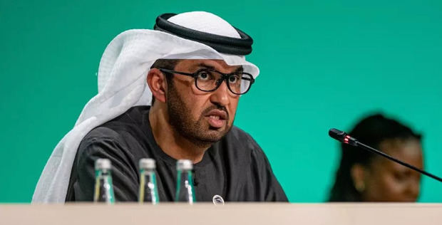 El presidente de la Cumbre del Clima de Dubái (COP28), Sultán al Yaber.