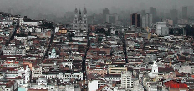 Panorámica de Quito, la capital de Ecuador.