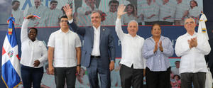 Presidente Abinader inaugura saneamiento cañada Cachón Oeste en Santo Domingo Este, con inversión de RD 68 millones