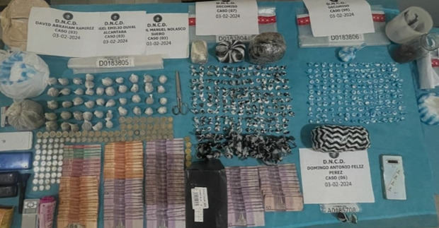Las autoridades se incautan de más de 180 kilos de drogas y detienen a 1,170 personas.