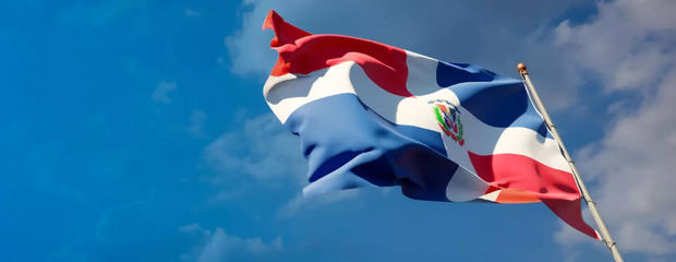 Bandera dominicana.