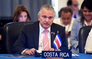 Canciller de Costa Rica, Arnoldo André Tinoco.