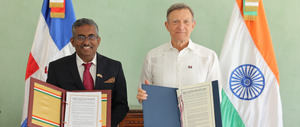 República Dominicana y la India firman Protocolo de Cooperación Económica y de Comercio Bilateral