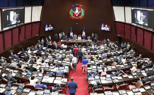 Sesión en la Cámara de Diputados.