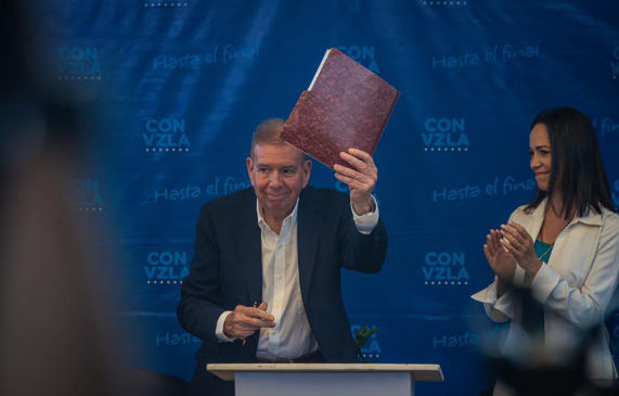Edmundo González Urrutia, candidato a la presidencia de Venezuela.