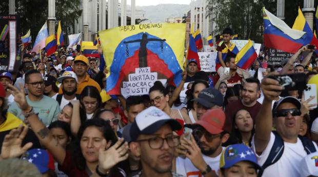 El grito de 'libertad' de miles de venezolanos retumba en diversas ciudades de América