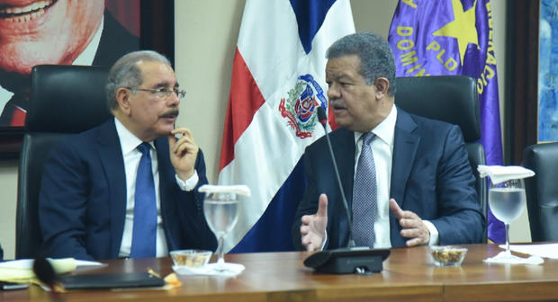 Danilo Medina y Leonel Fernández.