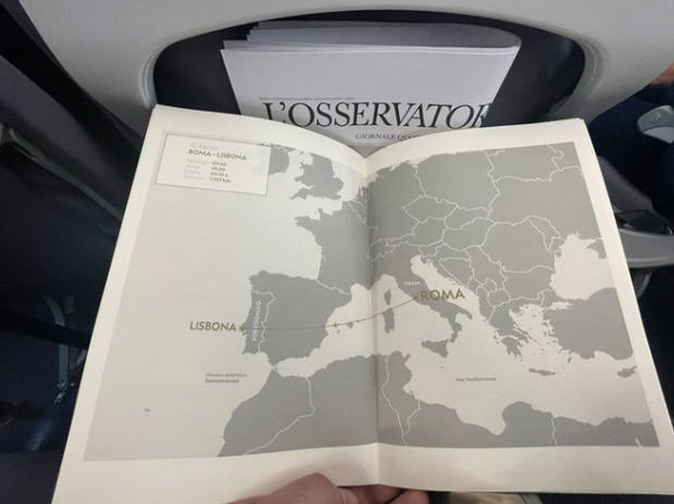 AZ4000. El vuelo del Papa no tendrá ninguna emisión de CO2. 