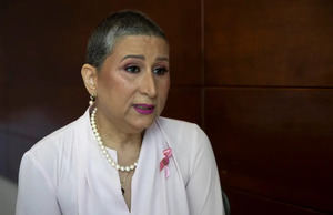Norka Díaz, presidenta de la ONG dominicana Mujeres Solidarias.