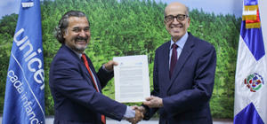 Cambio Climático y UNICEF firman acuerdo para impulsar educación y participación comunitaria para el desarrollo sostenible