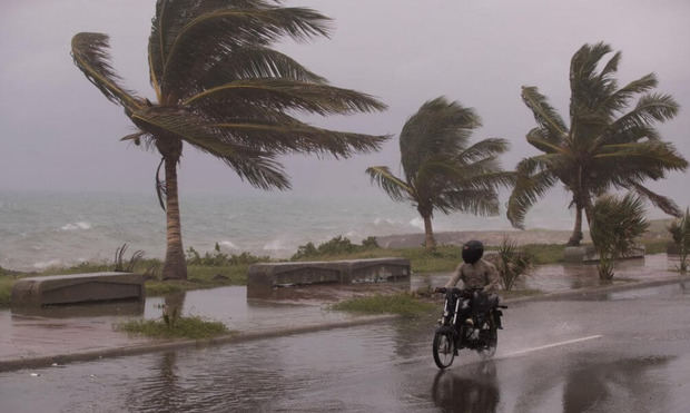 Lluvia en Santo Domingo.