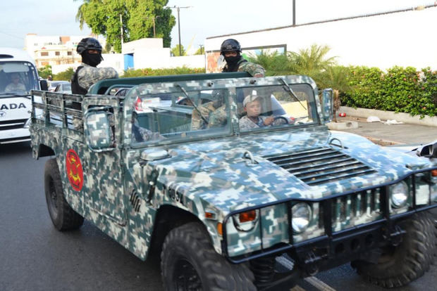 En total se movilizaron 234 efectivos de las Fuerzas Armadas.