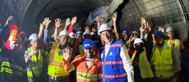 Opret expone los avances del Metro de Santo Domingo a Los Alcarrizos.
