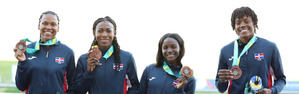 Equipo femenino de atletismo.