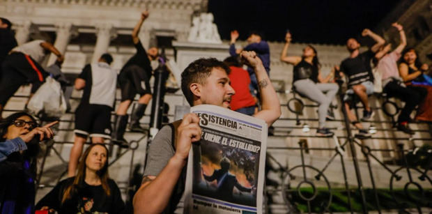 Protestas en Argentina.