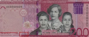Un nuevo billete de 200 pesos circula a partir de este lunes