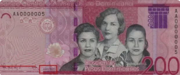 Nuevo billete de 200 pesos.